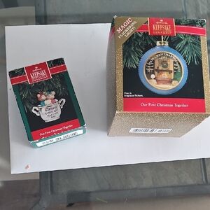 Keepsake Ornament Set - Our First Christmas Together